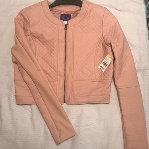 Brand New Pink Leather Jacket